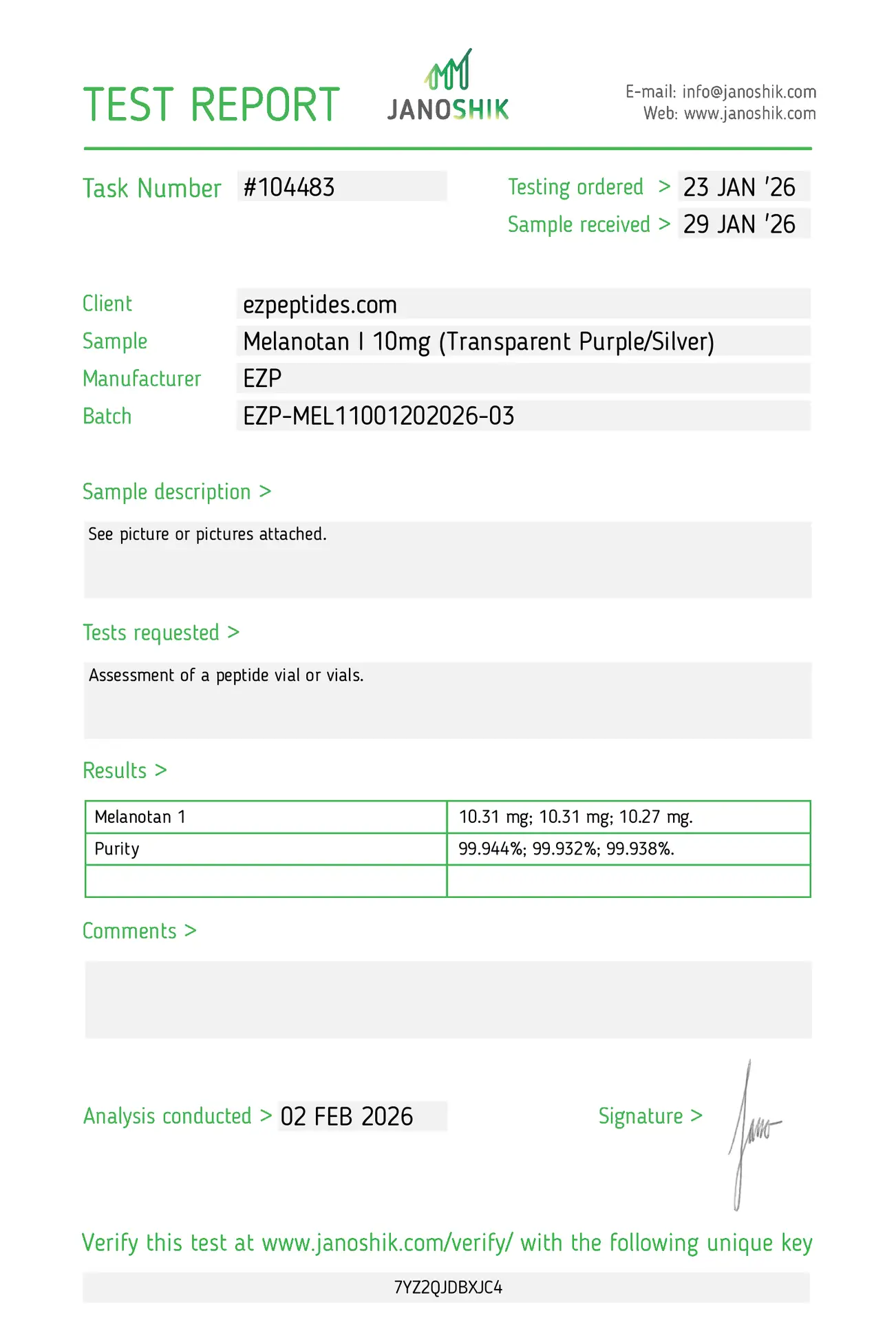Melanotan I 10mg - 5 Pack (Save 5%) 3 Melanotan I 10mg - 5 Pack (Save 5%) - Image 3