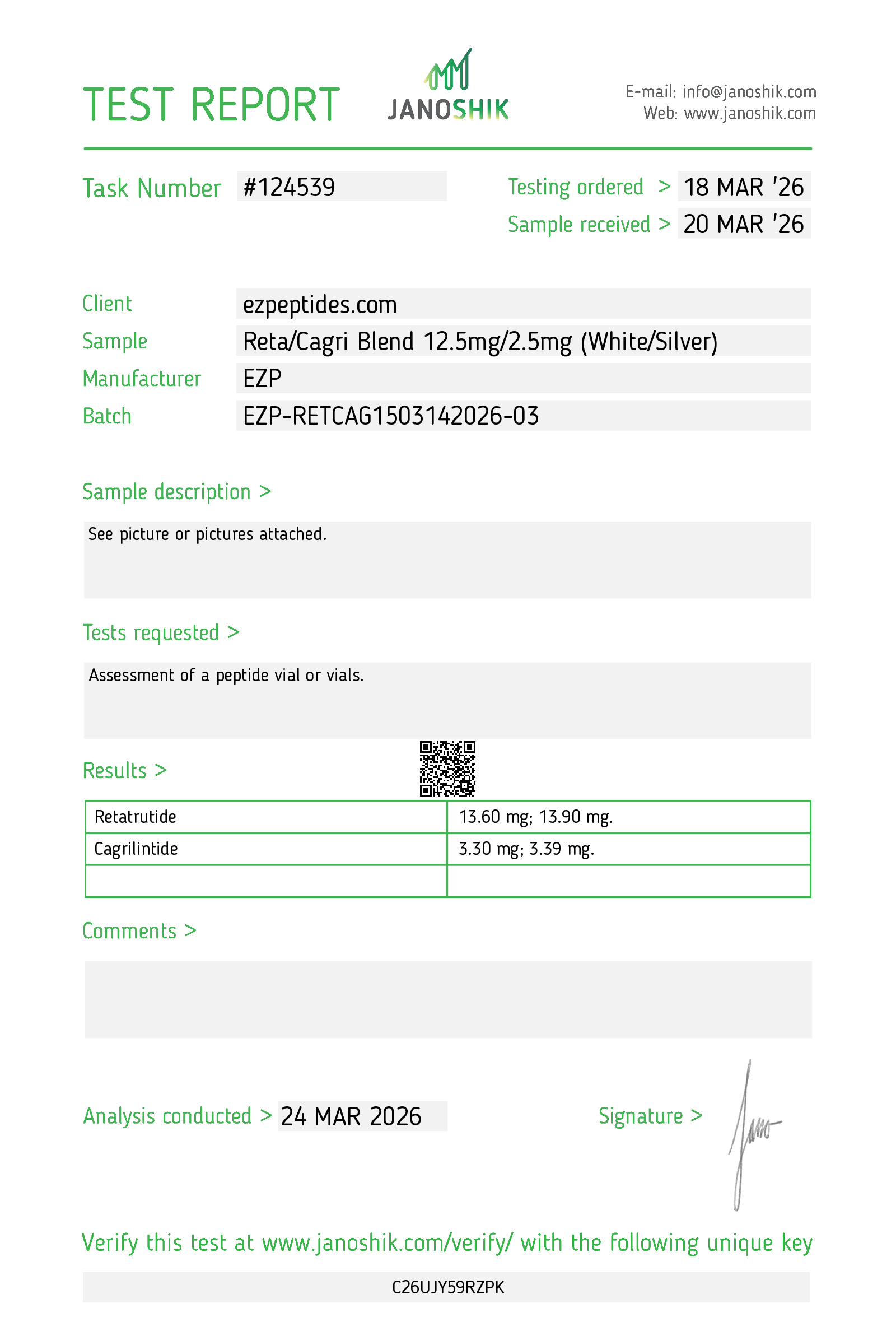 Reta/Cagri Blend – 12.5mg/2.5mg 2 Reta/Cagri Blend – 12.5mg/2.5mg - Image 2