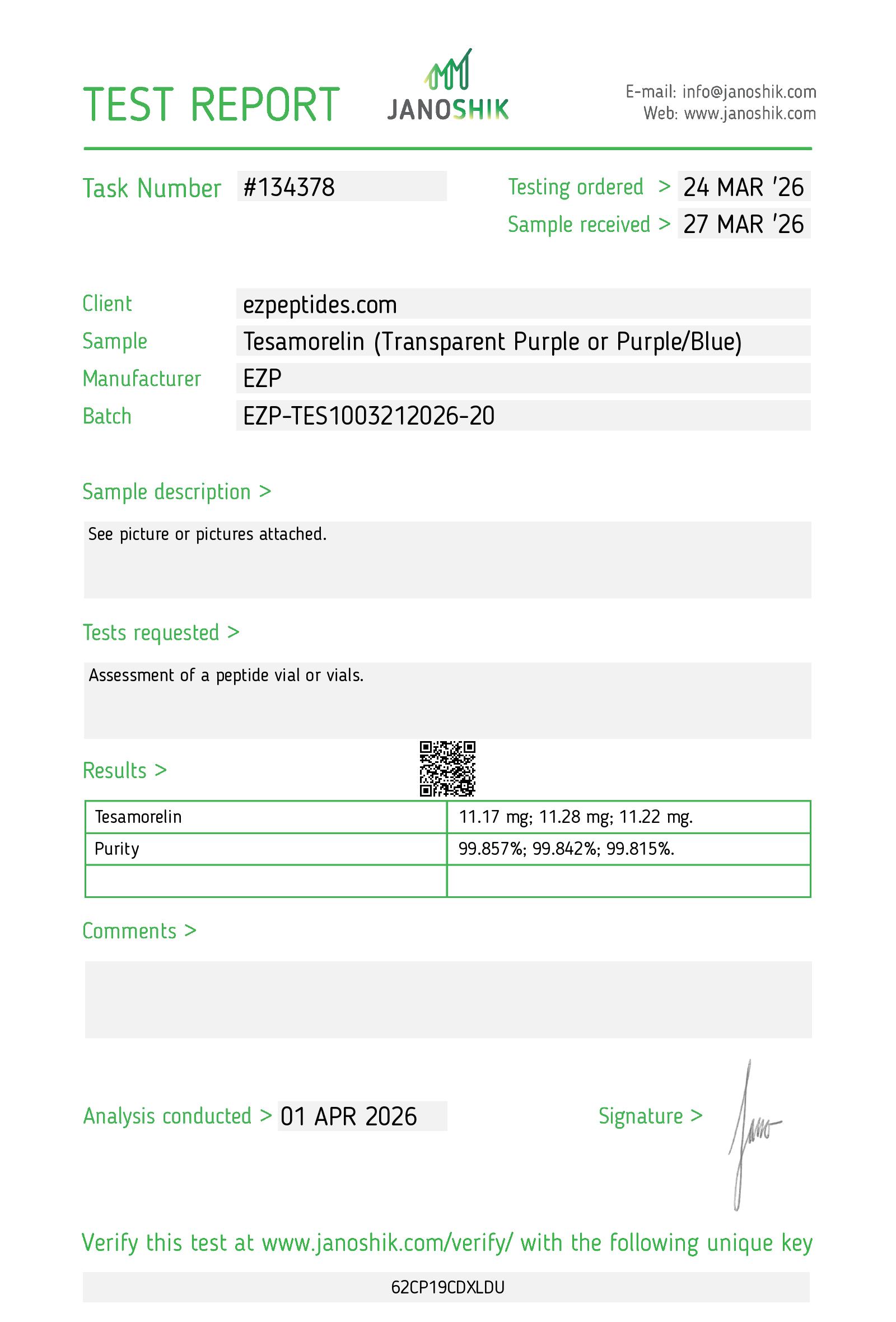 Tesamorelin 10mg 2 Tesamorelin 10mg - Image 2